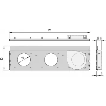 Schroff tuuletinyksikkö 84HP 220D täydellinen (24572411)