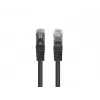 Lanberg PCF6-20CC-0200-BK Cat.6 F/UTP -verkkokaapeli, 2 m, musta, 10 kpl:n pakkaus