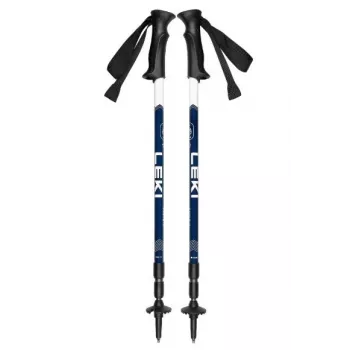 Vaellussauvat Leki EAGLE sininen-valkoinen säädettävä alumiini 3-osainen 110–145 cm, 270 g