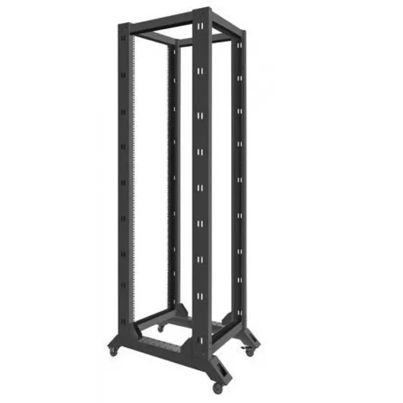 Lanberg OR01-6842-B 19 tuuman avoin räkki, 42U, 600x800 mm, musta