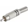 Cinch (RCA) -liitin ShiverPeaks 6 mm metalli 52000-S