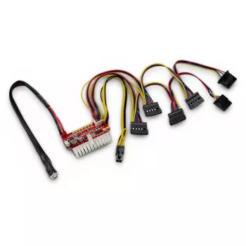 Virtalähde Inter-Tech 88882190 200W 20+4-Pin ATX musta