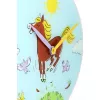 NeXtime kello 8812 Jump for joy, Ø30 cm, seinäkello, sininen/monivärinen