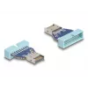 DeLOCK USB-sovitin urosliitin naarasliittimeen sisäiseen USB Type-E Key A uros 10 Gbit/s