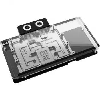 Näytönohjaimen taustalevy Alphacool Core RX 9070 XT Aorus Elite -transparentti kromipinta