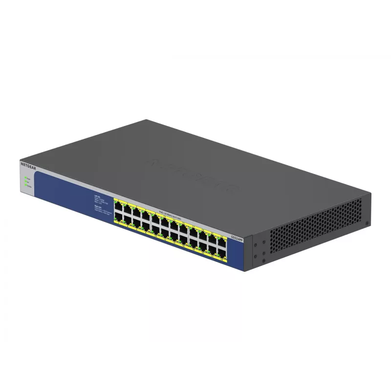 NETGEAR GS524PP hallitsematon Gigabit Ethernet (10/100/1000) Power over Ethernet (PoE) harmaa