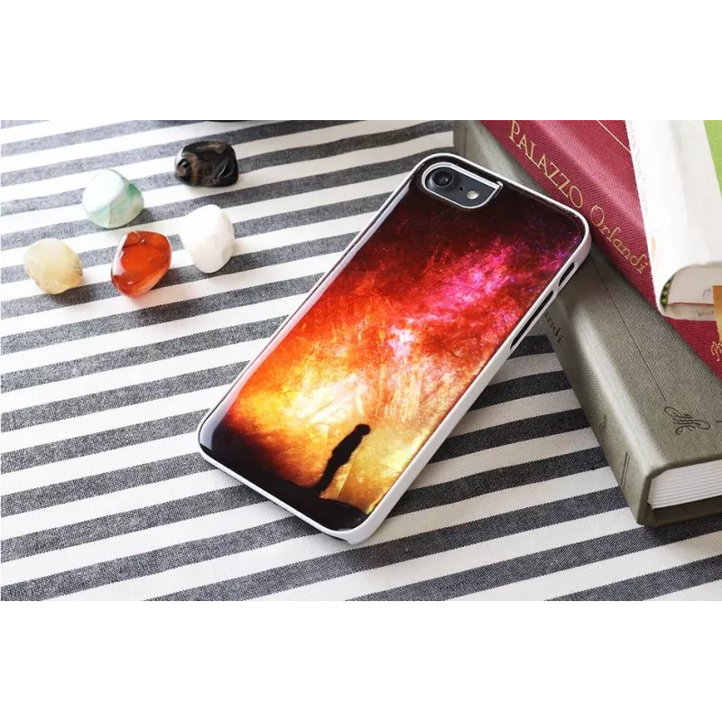 iKins suojakotelo Apple iPhone 8/7 — Starry Night valkoinen