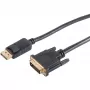 Videokaapeli-adapteri DisplayPort DVI ShiverPeaks BS77492-1