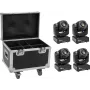 Moving Head Spot EUROLITE TMH-S60 4x LED kuljetuslaukulla