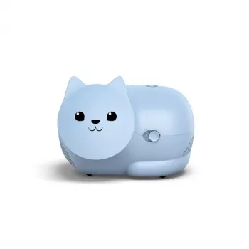 Mesh-sumutin Omron Nami Cat NE-C303K-KDE — pöytäinhalaattori, 0,35 ml/min, lapsille ja aikuisille, sininen, L235 × S148 × K157 mm
