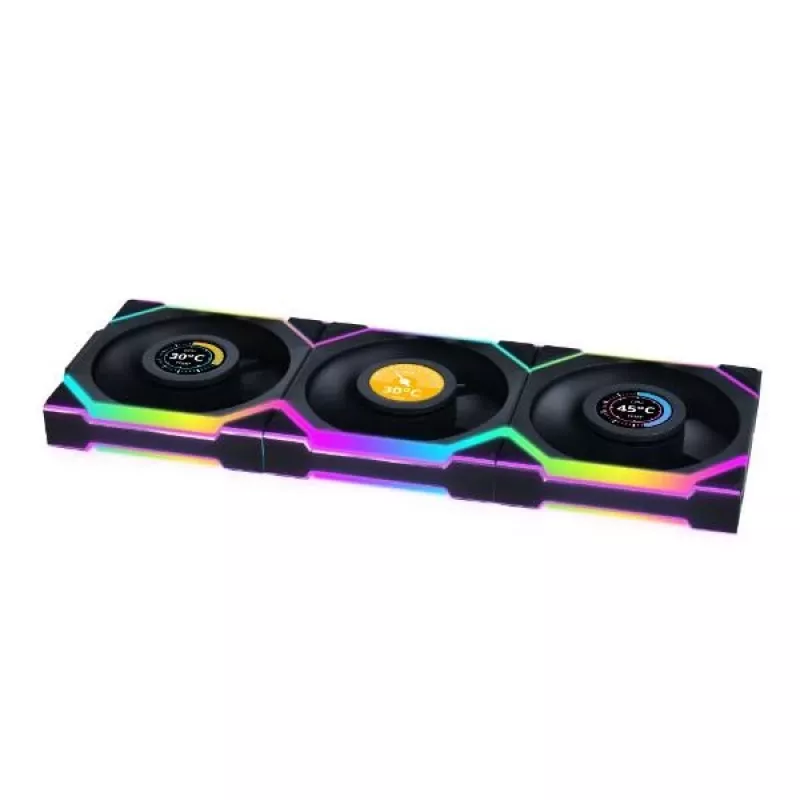 LIAN LI UNI FAN SL Wireless 120 ARGB musta 3 kpl:n pakkaus