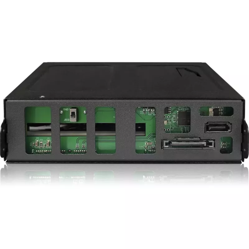 Asemakotelo icy dock MB902SPR-B R1 musta 2.5 tuuman SATA