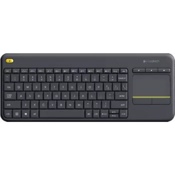Logitech K400 Plus TV – Mini – langaton – RF Wireless – QWERTY – musta