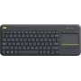 Logitech K400 Plus TV – Mini – langaton – RF Wireless – QWERTY – musta