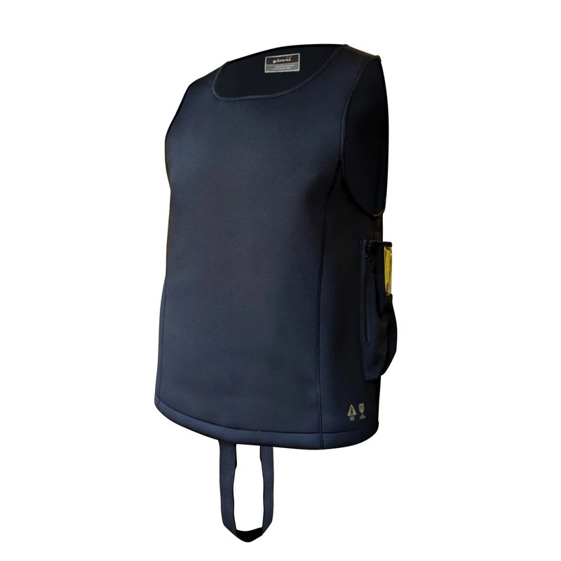 Glovii GMV1L vesiliikuntaliivi musta softshell
