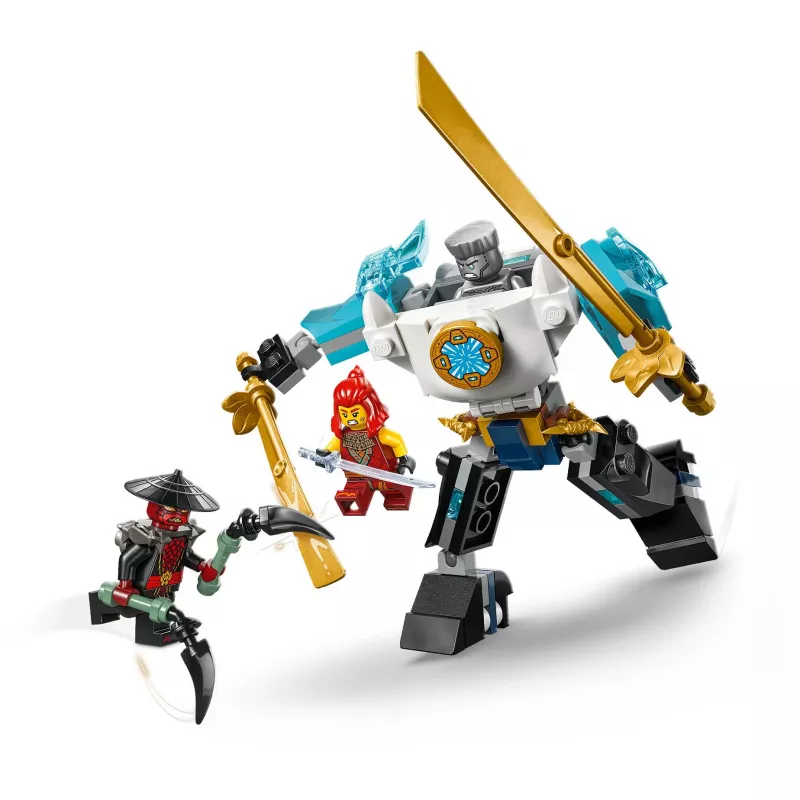 LEGO NINJAGO -sarja 71827 Zanen taisteluhaarniska-mech, 92 osaa, 2 minihahmoa, korkeus 100 mm, ikä 6+