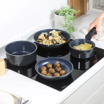 Russell Hobbs RH03319EU7 kattilasarja, 5-osainen, tarttumattomat pannut, konepesunkestävä