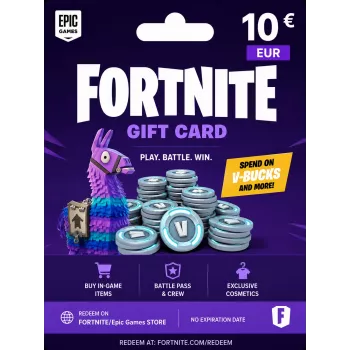 Fortnite lahjakortti 10 EUR - Epic Games digitaalinen koodi