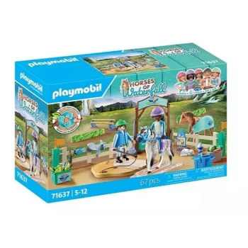 Figuurisarja hevoset 71637 moderni ratsastuskoulu