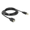 USB-kaapeli DeLOCK USB2.0-B 2 m USB B musta