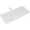 Johdollinen USB-näppäimistö Raspberry PI -näppäimistö DE RB-TASTA01W — USB-liitäntä, saksalainen asettelu