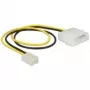 Sisäinen virtakaapeli DeLOCK 83659 0,3 m Molex 3-pin