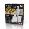Adler AD 4620 sauvasekoitinsarja, 800 W, 2 nopeutta, 450 ml pilkkoja, 750 ml astia, vispilä, valkoinen