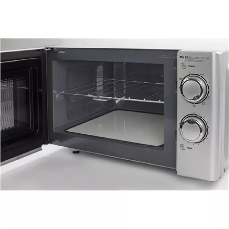 Caso | Ecostyle Ceramic | 03316 | vapaasti seisova | 700 W | grilli | hopea