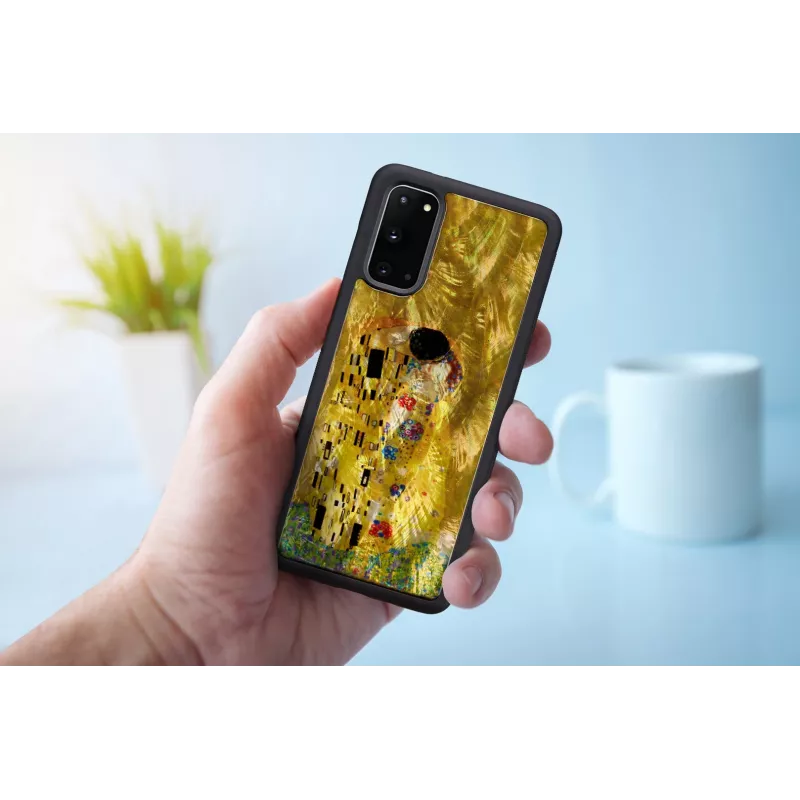 iKins suojakotelo Samsung Galaxy S20:lle, musta, ohut TPU-kotelo