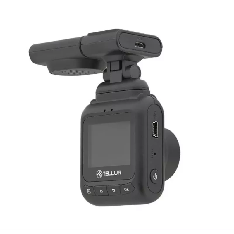 Autokamera Tellur Dash Patrol DC2 FullHD 1080P GPS musta