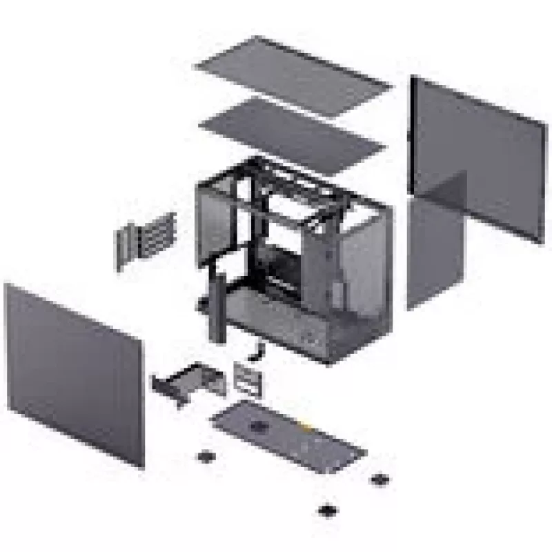 Jonsbo D32 PRO Mesh mATX -tietokonekotelo – musta