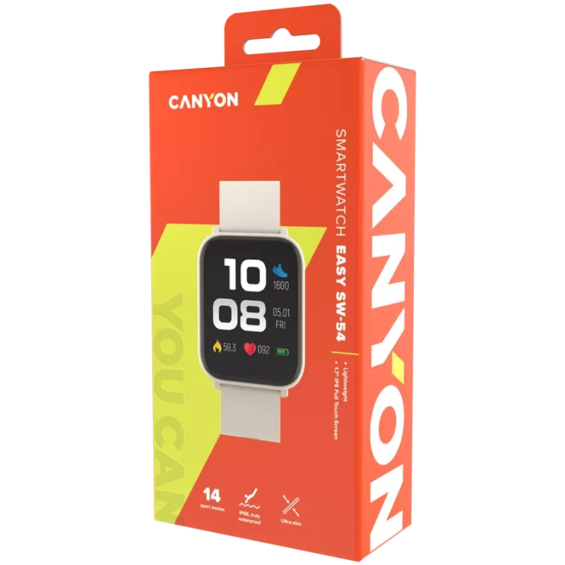 Canyon Easy SW-54 CNS-SW54WB älykello, beige