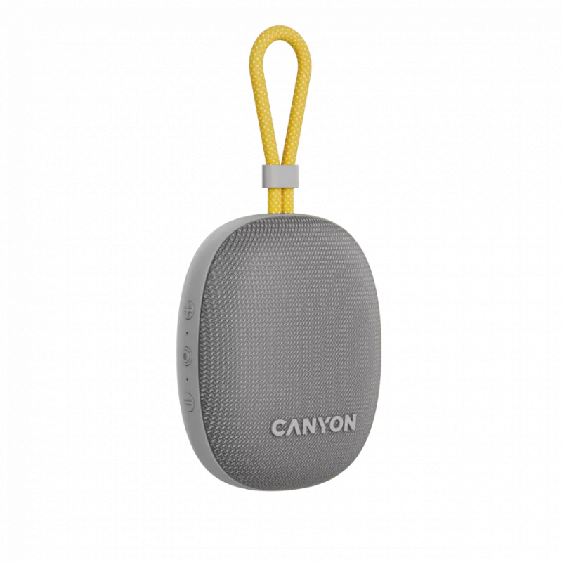 Canyon OnMove 12 - kannettava Bluetooth v5.3 -kaiutin - 5W - TWS - IPX7 - 12 tuntia - USB-C-lataus