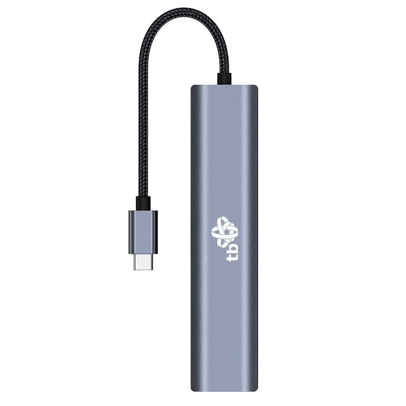 Adapteri HUB USB C 6in1 - HDMI, USBx3, PD, RJ-45
