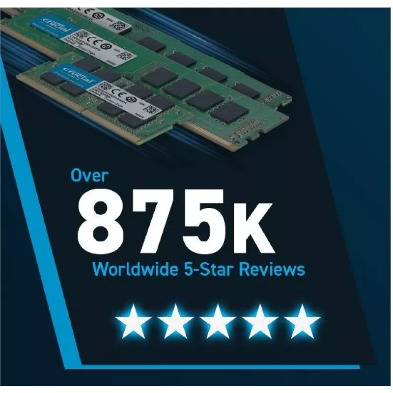 Crucial DDR5 48GB sarja 5600MHz CL46 On-die ECC SO-DIMM 262-PIN