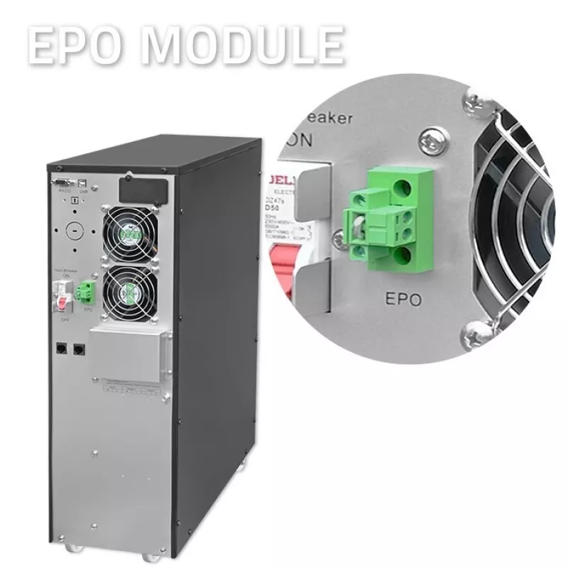 Keskeytymätön virransyöttö QOLTEC 52283 6kVA 6000W PF 1.0