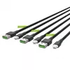 Lightning-kaapeli Green Cell KABGCSET05 1,2 m musta