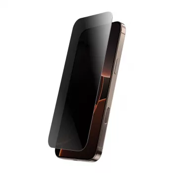 Karkaistu tietosuojalasi Crong iPhone 16 Pro Max – heijastamaton, naarmuuntumaton