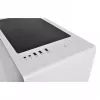 PC-kotelo Thermaltake S100 Tempered Glass Snow Edition Micro Tower valkoinen