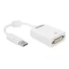 Videokaapelisovitin DeLOCK 61765 DisplayPort - DVI-I 0,125 m