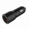 Autolaturi mobiililaitteille Gembird TA-UC-AC2PDQC38-CAR-01, USB-C, 38 W, 12–24 V, musta