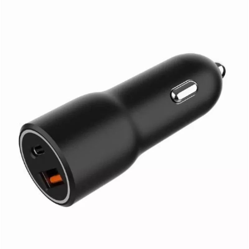 Autolaturi mobiililaitteille Gembird TA-UC-AC2PDQC38-CAR-01, USB-C, 38 W, 12–24 V, musta