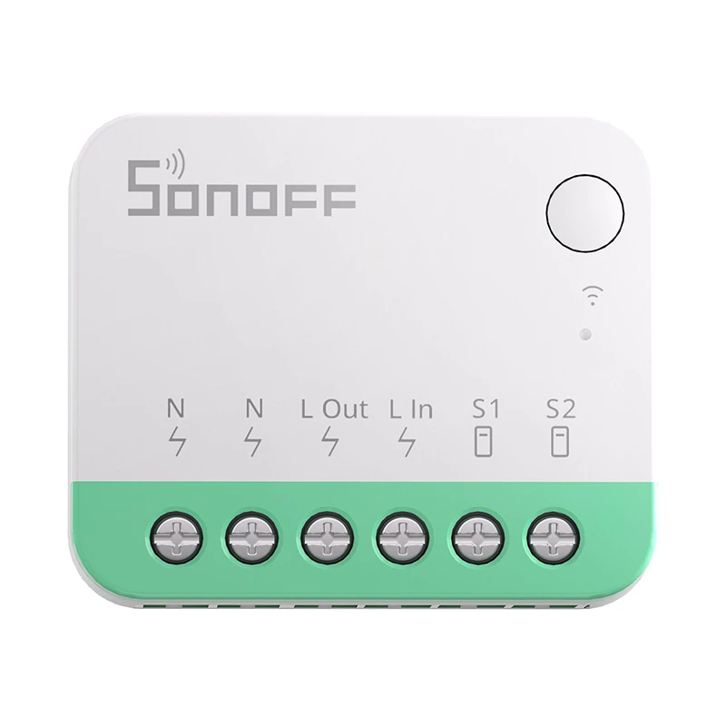 Sonoff MINIR4M Matter älykäs WLAN-minikytkin (HomeKit, SmartThings, Home Assistant).