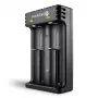 Akkulaturi everActive LC200 kotitalous USB, 2 paikkaa, Li-Ion, tukee A/AA/AAA/AAAA/C/D, 5 V tulo, 4,2 V lähtö, musta