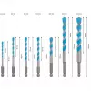 Bosch Expert HEX-9 porasarja, 7 osaa, koot 4–12 mm, HEX-9 varsi