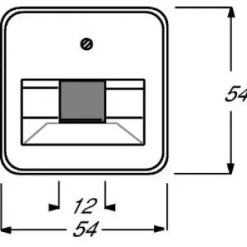 BUSCH JAEGER 1753-0-8949 - norsunluu - tavanomainen - Busch-Jaeger - 54 mm - 54 mm - 1 kpl