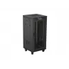 Räkkikaappi LANBERG FF01-6624-23BL 24U vapaasti seisova 19 tuumaa 600×600 mm IP20 musta