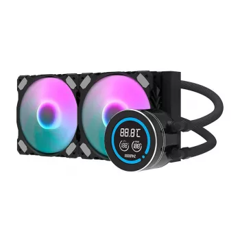 240mm jäähdytin Darkflash DN-D240 musta — vesijäähdytysjäähdytin PC-nestejäähdytysjärjestelmiin