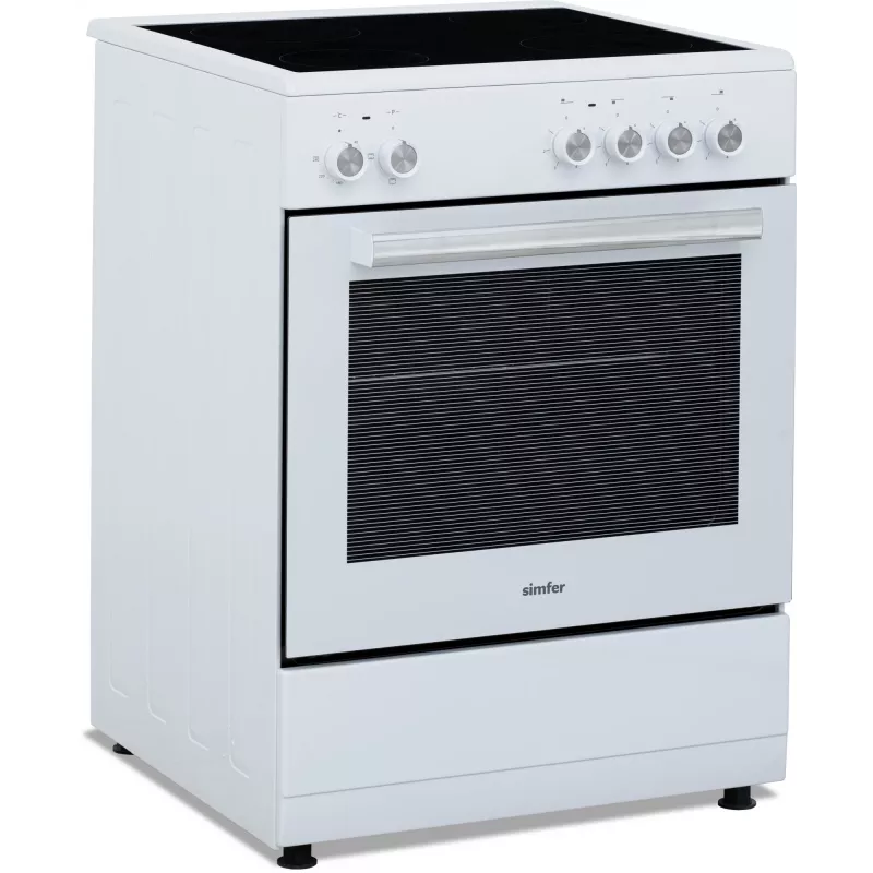 Simfer 6043SEDBB vapaasti seisova sähköliesi, 62 L, valkoinen
