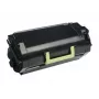 Lexmark 622 - musta - alkuperäinen - värikasetti LCCP, LRP - Lexmark MX710, MX711, MX810, MX811, MX812 (62D2000)